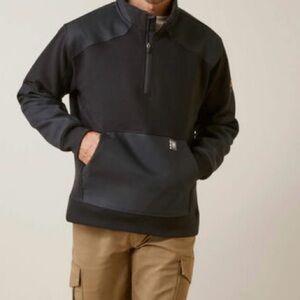 Ariat Rebar Workman Duracanvas 1/4 Zip Sweatshirt Size L T